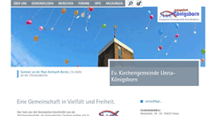 Desktop Screenshot of evangelisch-in-koenigsborn.de